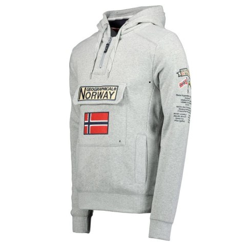 Bluza Geographical Norway 3/4 Gymclass 100 M WU4184H/GN B-Grey XXL