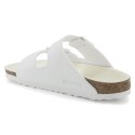 Klapki damskie/męskie Birkenstock Arizona Birko-Flor Regular na szeroką stopę na lato białe (1019061) 43.0