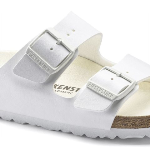 Klapki damskie/męskie Birkenstock Arizona Birko-Flor Regular na szeroką stopę na lato białe (1019061) 43.0 Klapki damskie/męskie Birkenstock Arizona Birko-Flor Regular na szeroką stopę na lato białe (1019061) 43.0