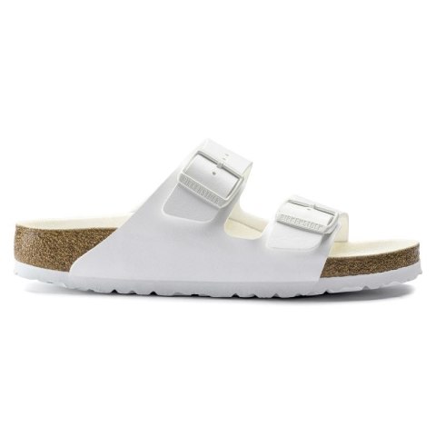 Klapki damskie/męskie Birkenstock Arizona Birko-Flor Regular na szeroką stopę na lato białe (1019061) 43.0 Klapki damskie/męskie Birkenstock Arizona Birko-Flor Regular na szeroką stopę na lato białe (1019061) 43.0