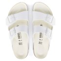 Klapki damskie/męskie Birkenstock Arizona Birko-Flor Regular na szeroką stopę na lato białe (1019061) 43.0