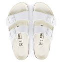 Klapki damskie/męskie Birkenstock Arizona Birko-Flor Regular na szeroką stopę na lato białe (1019061) 43.0