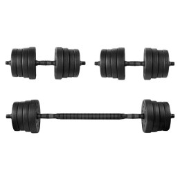Zestaw hantli Spokey Pondus 30, 2x 15 kg SPK-944225 Czarny
