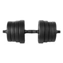 Zestaw hantli Spokey Pondus 30, 2x 15 kg SPK-944225 Czarny