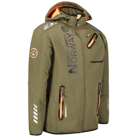 Kurtka Softshell Geographical Norway Royaute DB 068 M WY1996H/GN-Kaki / Orange XL Kurtka Softshell Geographical Norway Royaute DB 068 M WY1996H/GN-Kaki / Orange XL