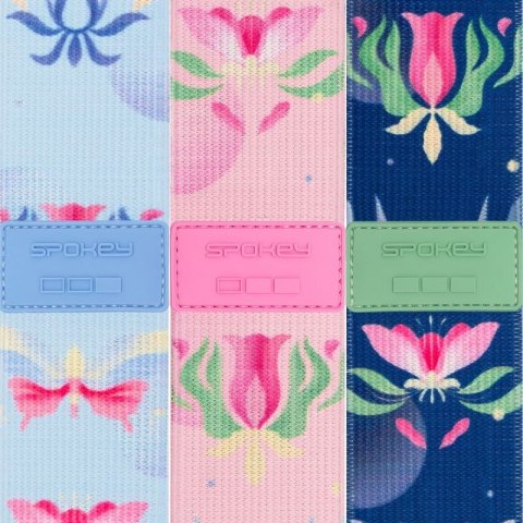 Zestaw gum Spokey The Bloom Set SPK-944486 Czarny Zestaw gum Spokey The Bloom Set SPK-944486 Czarny