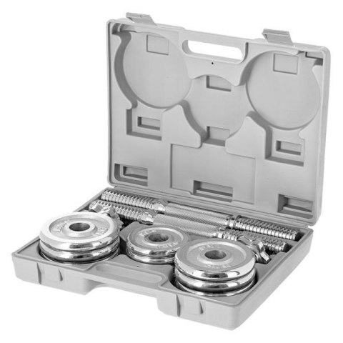Sztangielki w walizce CHROME HMS 2x7,5kg STC15 N/A Sztangielki w walizce CHROME HMS 2x7,5kg STC15 N/A