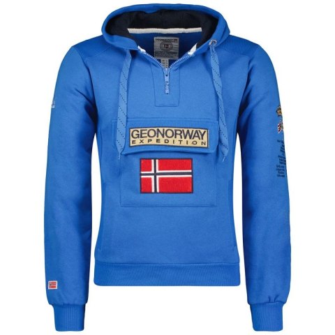 Bluza Geographical Norway Gymclass EO DB 100 M WU6582H/GNO-Royal Blue L Bluza Geographical Norway Gymclass EO DB 100 M WU6582H/GNO-Royal Blue L