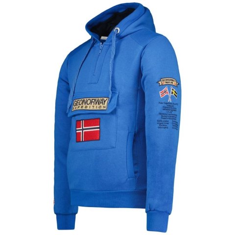 Bluza Geographical Norway Gymclass EO DB 100 M WU6582H/GNO-Royal Blue L Bluza Geographical Norway Gymclass EO DB 100 M WU6582H/GNO-Royal Blue L