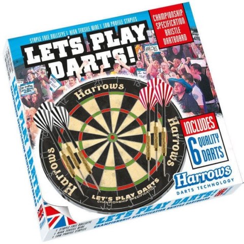 Zestaw Harrows Let's Play Darts Game Set HS-TNK-000013312 N/A Zestaw Harrows Let's Play Darts Game Set HS-TNK-000013312 N/A