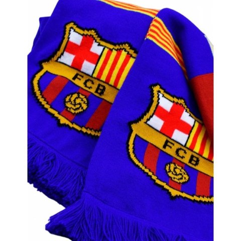 Szalik FC Barcelona Double Knitted Scarf N33 5004BUD33 wielokolorowy Szalik FC Barcelona Double Knitted Scarf N33 5004BUD33 wielokolorowy