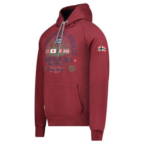 Bluza Geographical Norway DB 100 M WZ3006H/GN-Burgundy XL Bluza Geographical Norway DB 100 M WZ3006H/GN-Burgundy XL