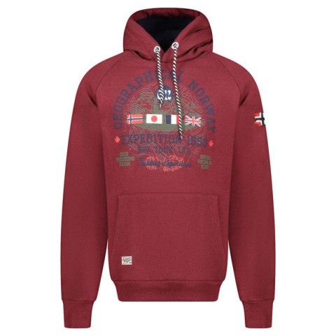 Bluza Geographical Norway DB 100 M WZ3006H/GN-Burgundy L Bluza Geographical Norway DB 100 M WZ3006H/GN-Burgundy L