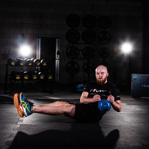 Kettlebell żeliwny pokryty winylem HMS KNV08 BLUE N/A Kettlebell żeliwny pokryty winylem HMS KNV08 BLUE N/A