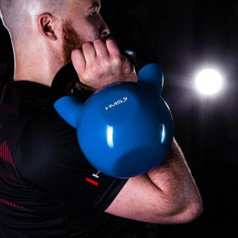 Kettlebell żeliwny pokryty winylem HMS KNV08 BLUE N/A Kettlebell żeliwny pokryty winylem HMS KNV08 BLUE N/A