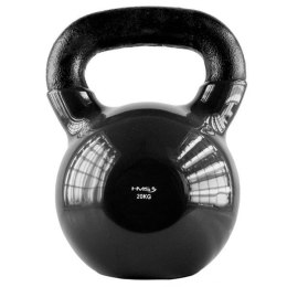Kettlebell żeliwny pokryty winylem black HMS KNV20 N/A