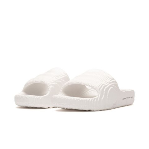 Klapki damskie/męskie adidas Adilette 22 Crystal White z wygodną profilowaną podeszwą białe (HQ4672) 36 2/3 Klapki damskie/męskie adidas Adilette 22 Crystal White z wygodną profilowaną podeszwą białe (HQ4672) 36 2/3