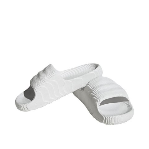 Klapki damskie/męskie adidas Adilette 22 Crystal White z wygodną profilowaną podeszwą białe (HQ4672) 44 2/3 Klapki damskie/męskie adidas Adilette 22 Crystal White z wygodną profilowaną podeszwą białe (HQ4672) 44 2/3