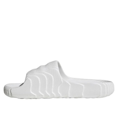 Klapki damskie/męskie adidas Adilette 22 Crystal White z wygodną profilowaną podeszwą białe (HQ4672) 47 1/3 Klapki damskie/męskie adidas Adilette 22 Crystal White z wygodną profilowaną podeszwą białe (HQ4672) 47 1/3