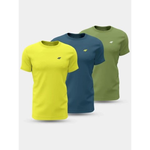 Koszulki 4F M 4FWSS24TTSHM1896-90S 3PAK 2XL Koszulki 4F M 4FWSS24TTSHM1896-90S 3PAK 2XL
