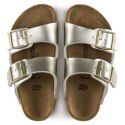 Klapki dziewczęce Birkenstock Arizona Kids Birko-Flor Electric Metallic Gold narrow wąskie (1014841) 39.0
