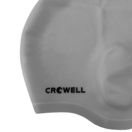 Czepek pływacki Crowell Ucho Bora srebrny kol.4 134 cm
