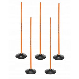 Laski Yakima tor przeszkód slalomowy 100cm 100871 pomarańczowy N/A