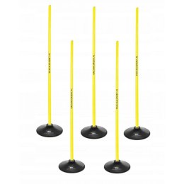 Laski Yakima tor przeszkód slalomowy 100cm 100872 żółty N/A