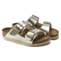 Klapki dziewczęce Birkenstock Arizona Kids Birko-Flor Electric Metallic Gold narrow wąskie (1014841) 31.0