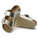 Klapki dziewczęce Birkenstock Arizona Kids Birko-Flor Electric Metallic Gold narrow wąskie (1014841) 32.0