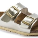 Klapki dziewczęce Birkenstock Arizona Kids Birko-Flor Electric Metallic Gold narrow wąskie (1014841) 36.0
