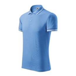 Koszulka polo Malfini Urban M MLI-21915 błękitny 3XL