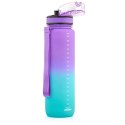Bidon Meteor 1000 ml 17664 fioletowy/błękitny uniw