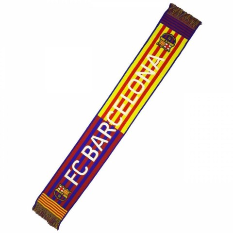 Szalik kibica FC Barcelona bufanda telar scarf 5004BUT24 wielokolorowy Szalik kibica FC Barcelona bufanda telar scarf 5004BUT24 wielokolorowy