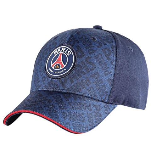 Czapka z daszkiem Paris Saint Germain cap all-over P15384-CL02 granatowy Czapka z daszkiem Paris Saint Germain cap all-over P15384-CL02 granatowy