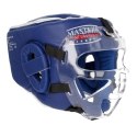 Kask bokserski Masters z maską KSSPU-M (WAKO APPROVED) 02119891-M02 niebieski+M