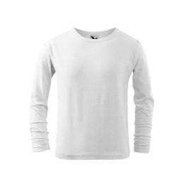 Koszulka Malfini Fit-T LS Jr MLI-12100 biały 134 cm/8 lat