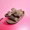 Klapki Birkenstock Arizona Soft Footbed Oiled Leather Tabacco Brown narrow wąskie damskie/męskie (0552813) 37.0