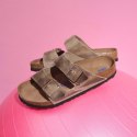 Klapki Birkenstock Arizona Soft Footbed Oiled Leather Tabacco Brown narrow wąskie damskie/męskie (0552813) 37.0