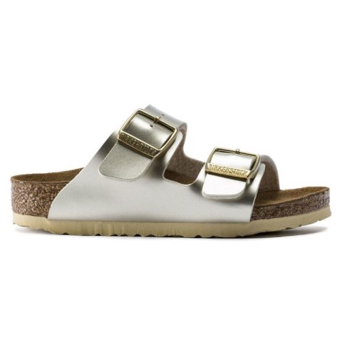 Klapki dziewczęce Birkenstock Arizona Kids Birko-Flor Electric Metallic Gold narrow wąskie (1014841) 37.0 Klapki dziewczęce Birkenstock Arizona Kids Birko-Flor Electric Metallic Gold narrow wąskie (1014841) 37.0