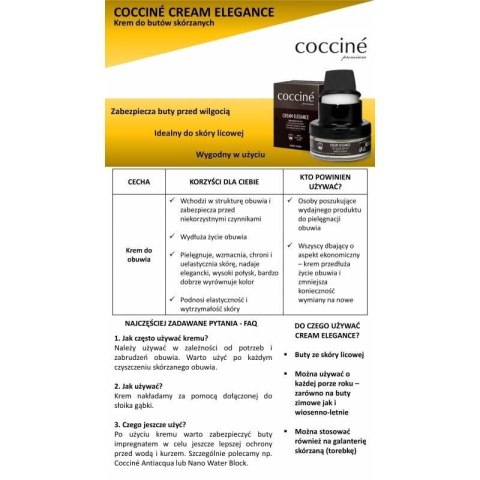 Preparat Coccine krem do skór licowych DA0241A N/A Preparat Coccine krem do skór licowych DA0241A N/A