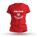 Koszulka krótki rękaw Ice Hockey Polska M SREBICEPLTS-RD XL