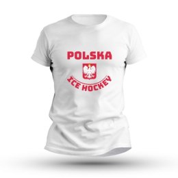 Koszulka krótki rękaw Ice Hockey Polska M SREBICEPLTS-RD XL