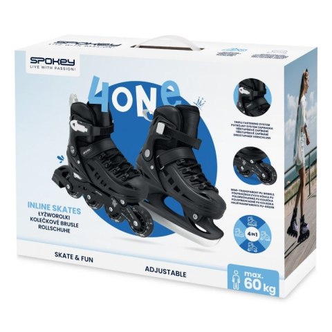 Łyżworolki Spokey 4W1 4One Jr SPK-944648 r. 39-43 39-43 Łyżworolki Spokey 4W1 4One Jr SPK-944648 r. 39-43 39-43