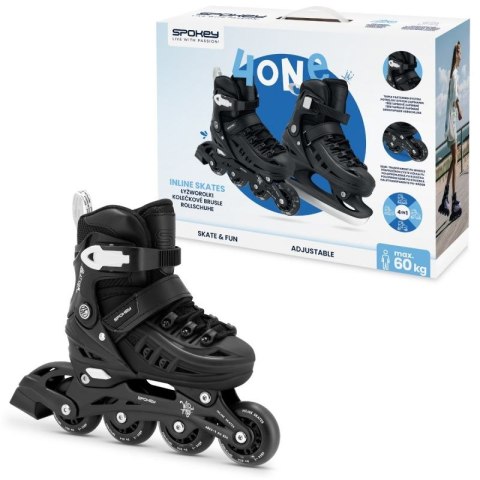 Łyżworolki Spokey 4W1 4One Jr SPK-944648 r. 39-43 39-43 Łyżworolki Spokey 4W1 4One Jr SPK-944648 r. 39-43 39-43