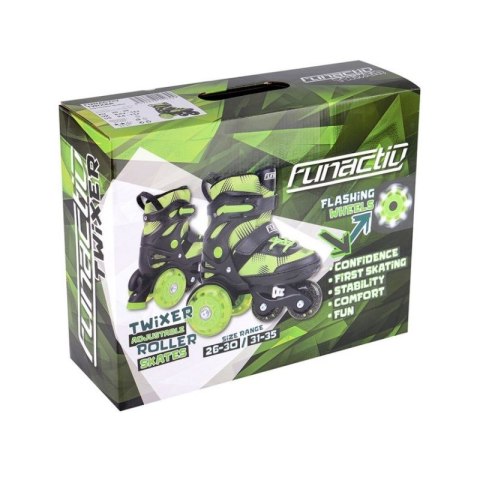 Rolkowrotki regulowane FunActiv Twixer Jr 1000000011 26-30 Rolkowrotki regulowane FunActiv Twixer Jr 1000000011 26-30