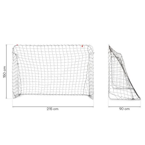 Bramka piłkarska Meteor 215x150x90 cm 16924 uniw Bramka piłkarska Meteor 215x150x90 cm 16924 uniw