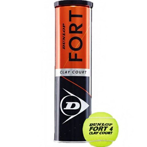 Piłki do tenisa ziemnego Dunlop Fort Clay Court 4szt 601613 N/A Piłki do tenisa ziemnego Dunlop Fort Clay Court 4szt 601613 N/A