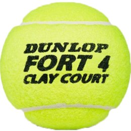 Piłki do tenisa ziemnego Dunlop Fort Clay Court 4szt 601613 N/A