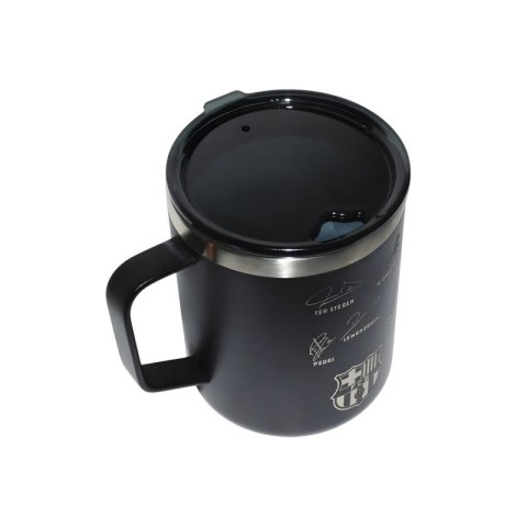 Kubek termiczny FC Barcelona z autografami 400 ml 972195 czarny Kubek termiczny FC Barcelona z autografami 400 ml 972195 czarny